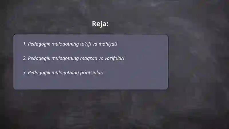 Pedagogik muloqot 2