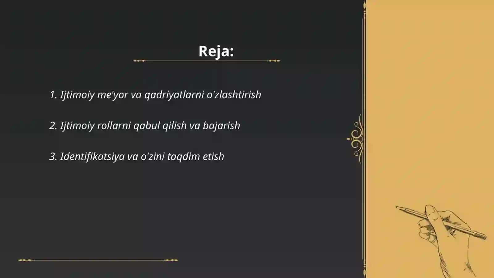 Shaxs ijtimoiylashuvining asosiy mezonlari 2