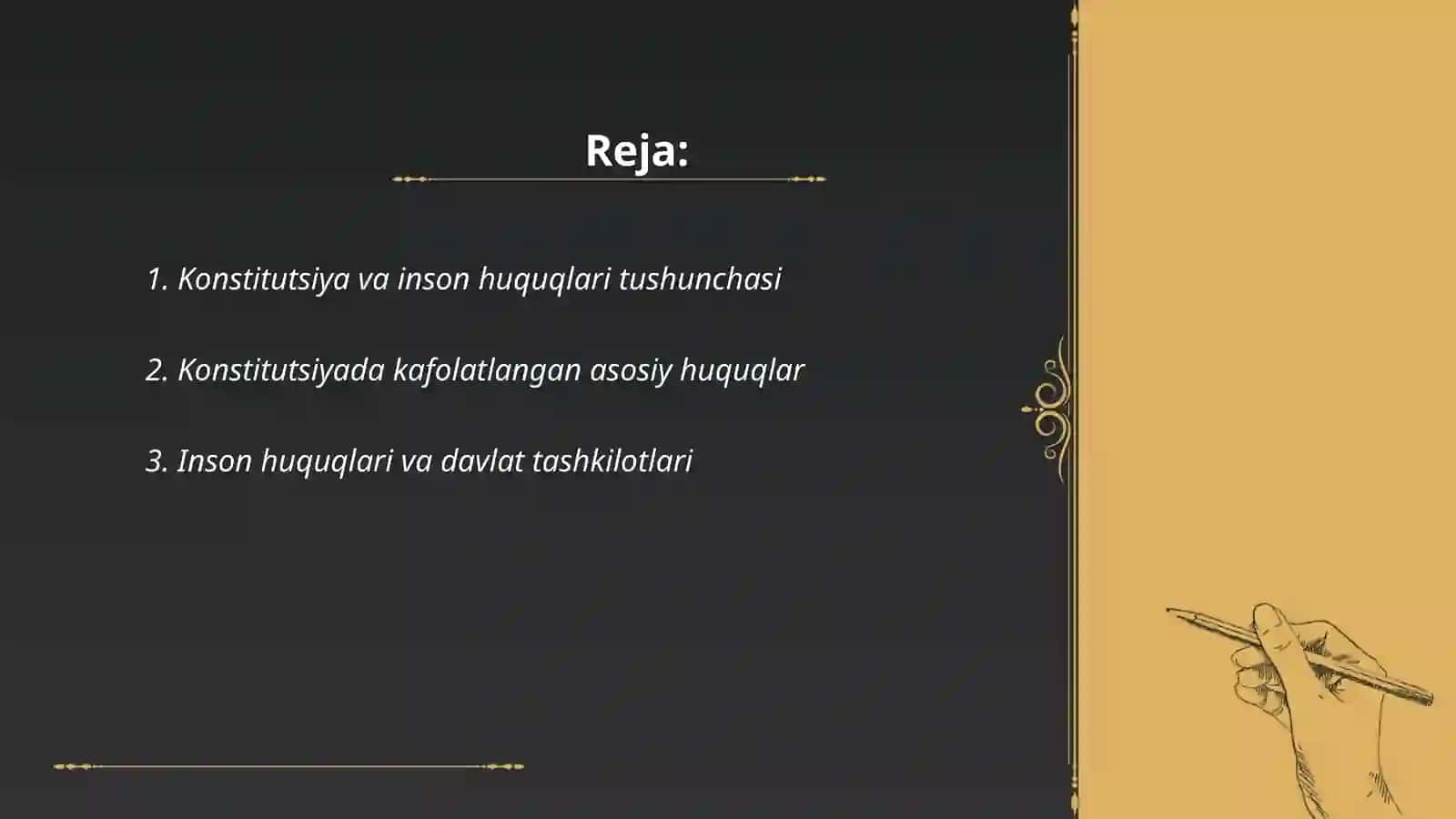 Konstitutsiyada inson huquq va erkinliklarining kafolatlanishi 2