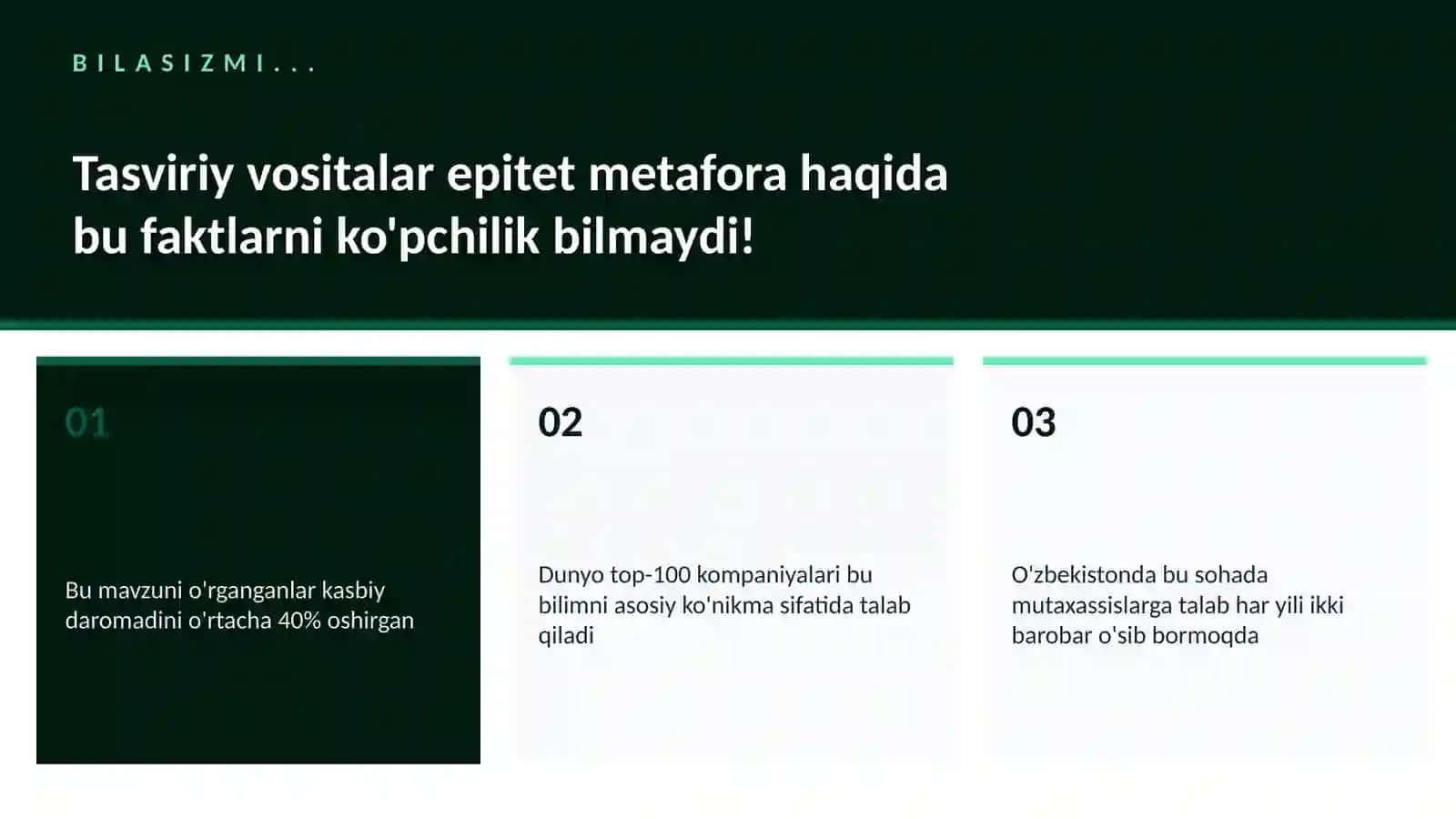 Tasviriy vositalar epitet metafora 2