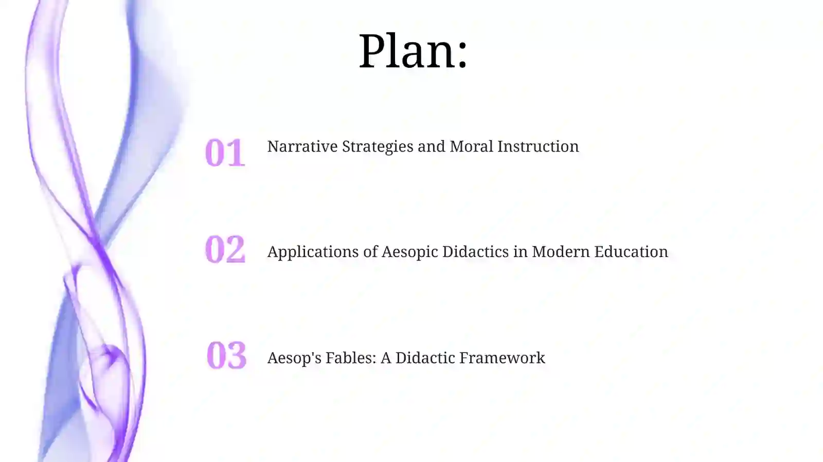 Didactics in Aesop's fables 2