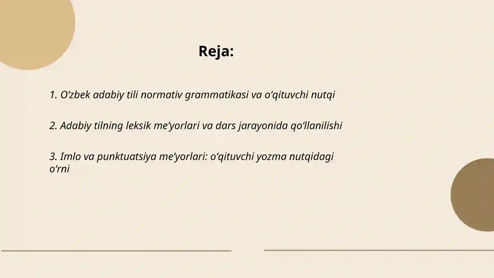 Oʻzbek adabiy tili meʼyorlari va oʻqituvchi nutqi madaniyati 2