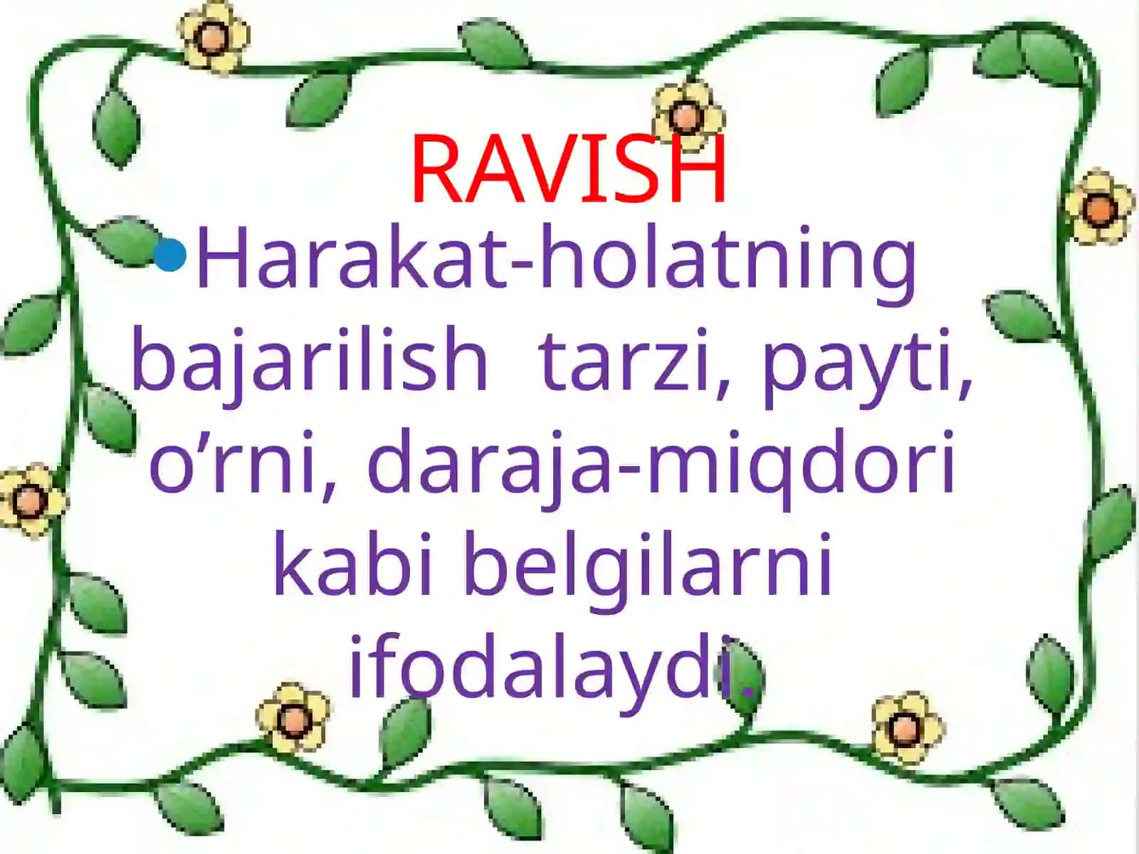 RAVISH SO'Z TURKUMI 2
