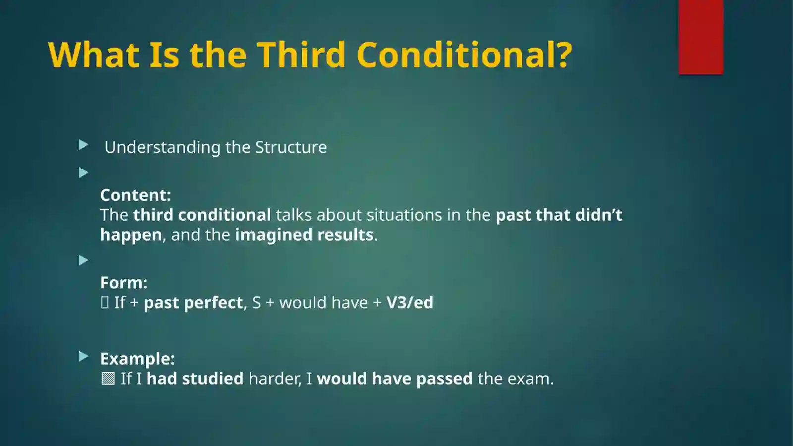 The Third Conditional 2