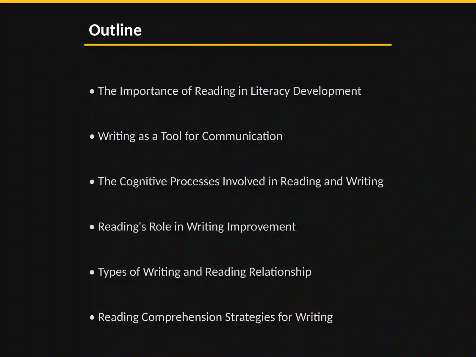 Reading and writing 2