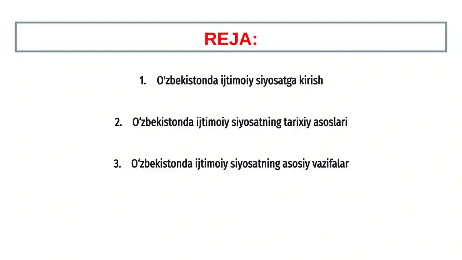 O‘zbekistonda ijtimoiy siyosatning tarixiy asoslari 2