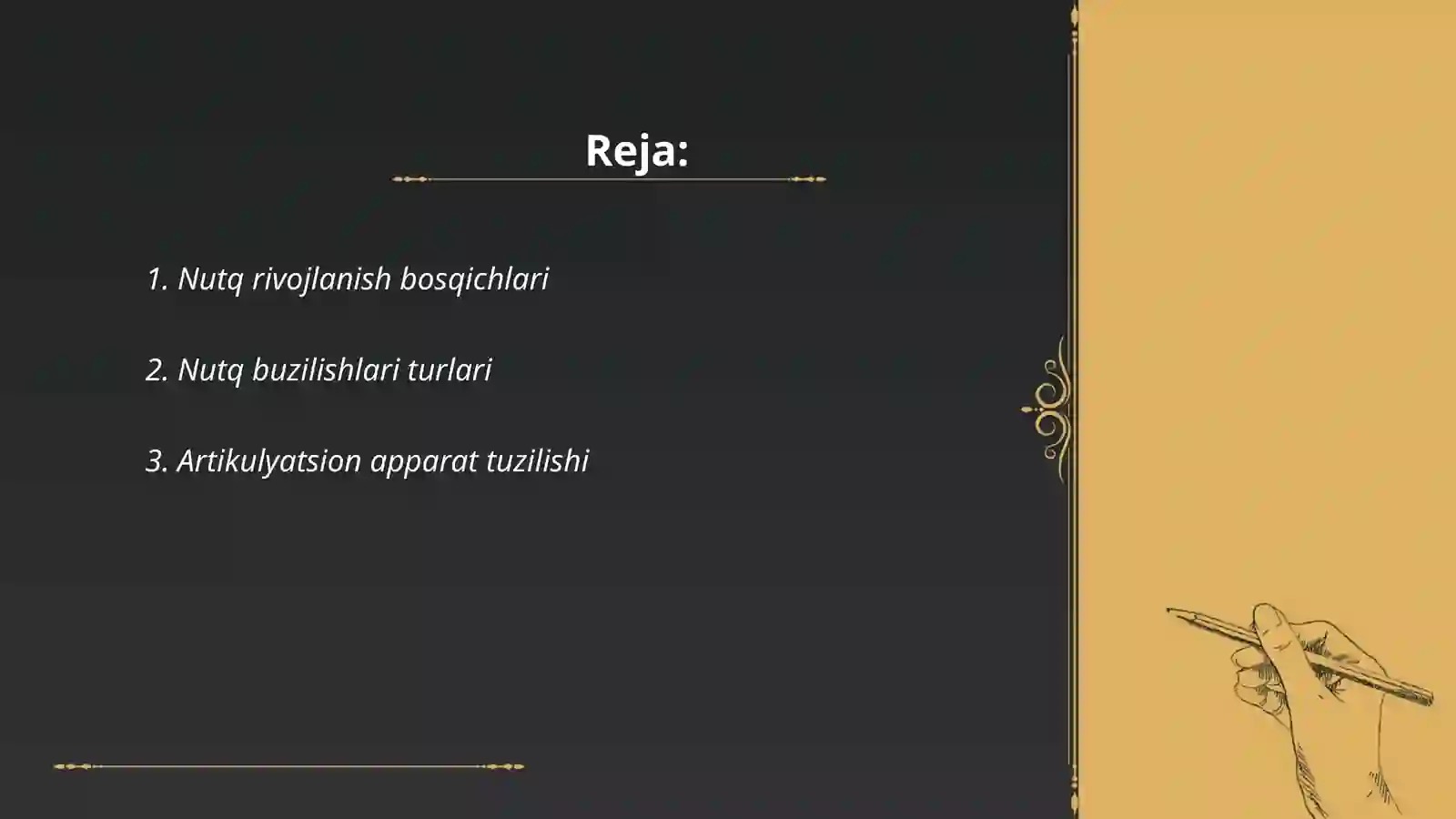 Nutq kartasini toʻldirish va logopedik xulosa chiqarish 2