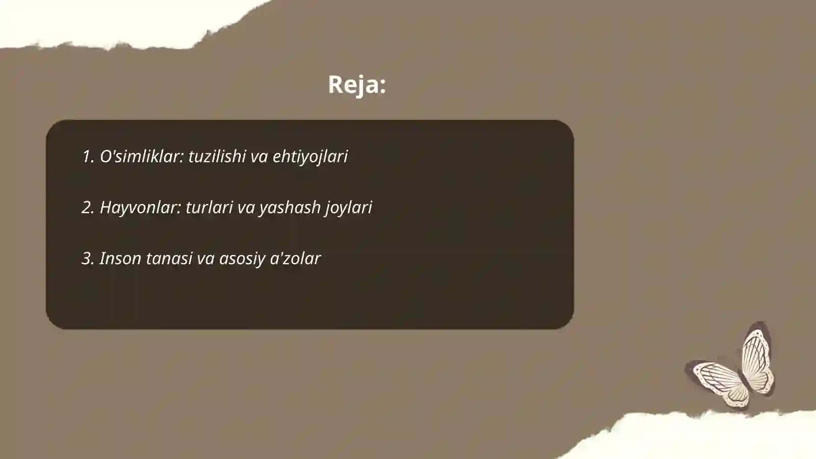 Tabiiy fanlar dasturi 2