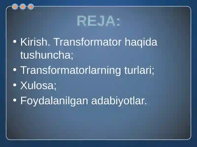 TRANSFORMATORLAR 2