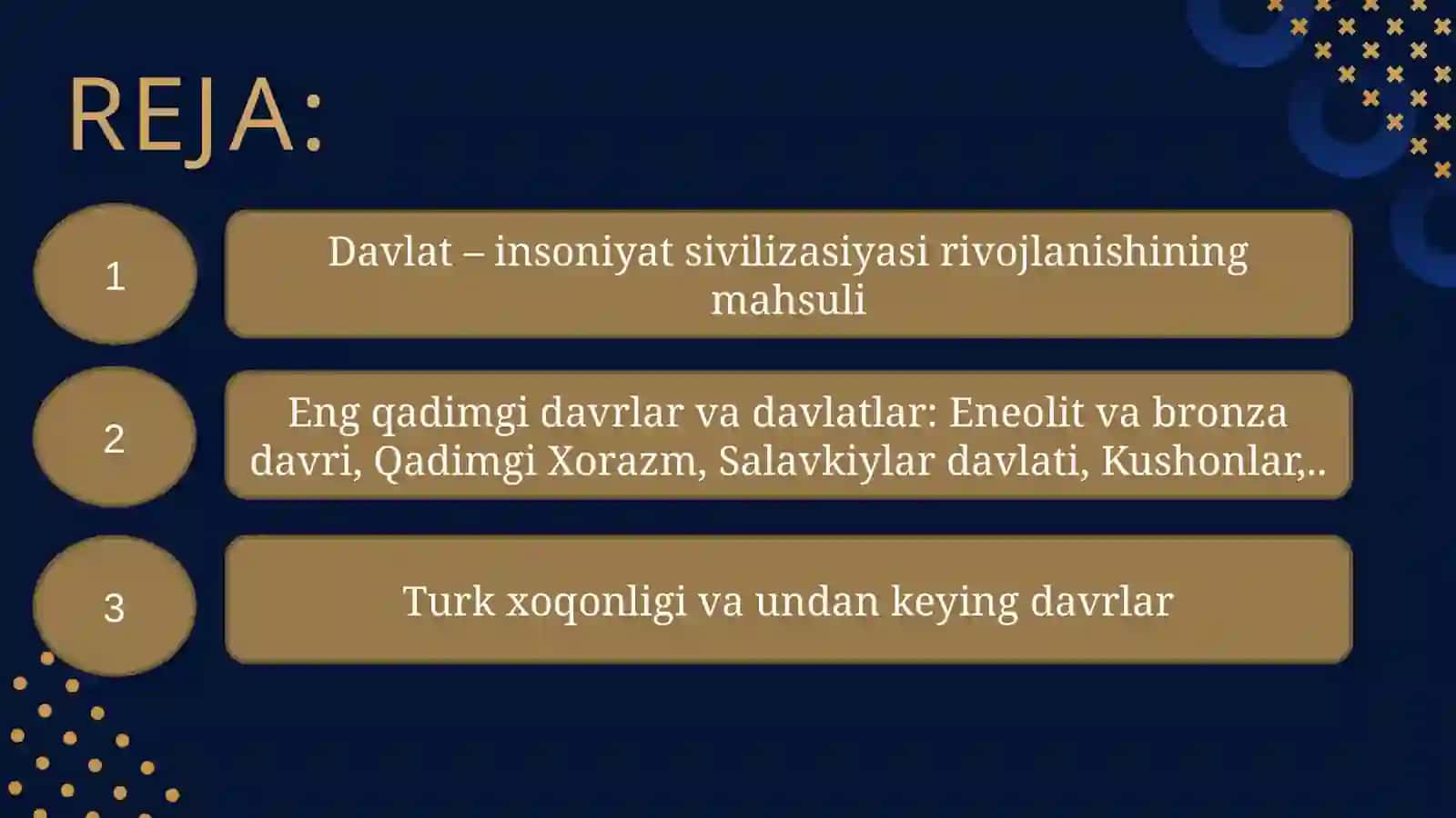 O’zbek davlatchiligining tarixiy bosqichlari 2