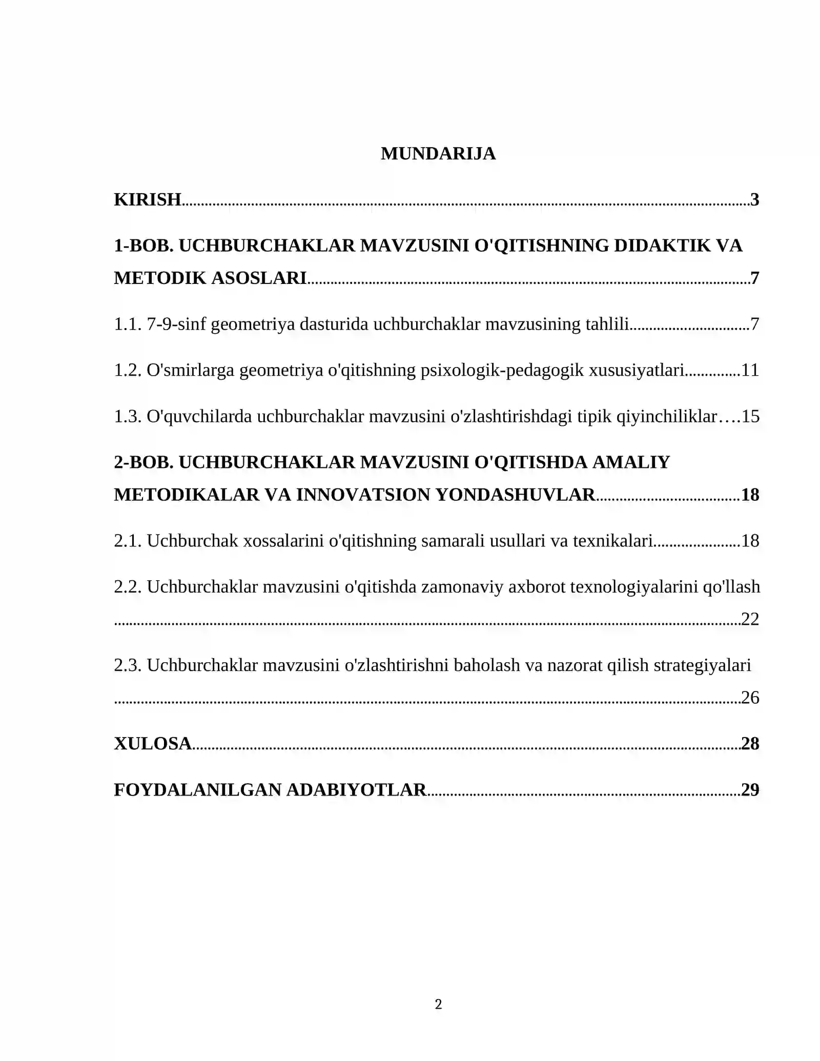 7-9-sinf geometriya kursida uchburchaklar mavzusini o’qitish metodikasi 2