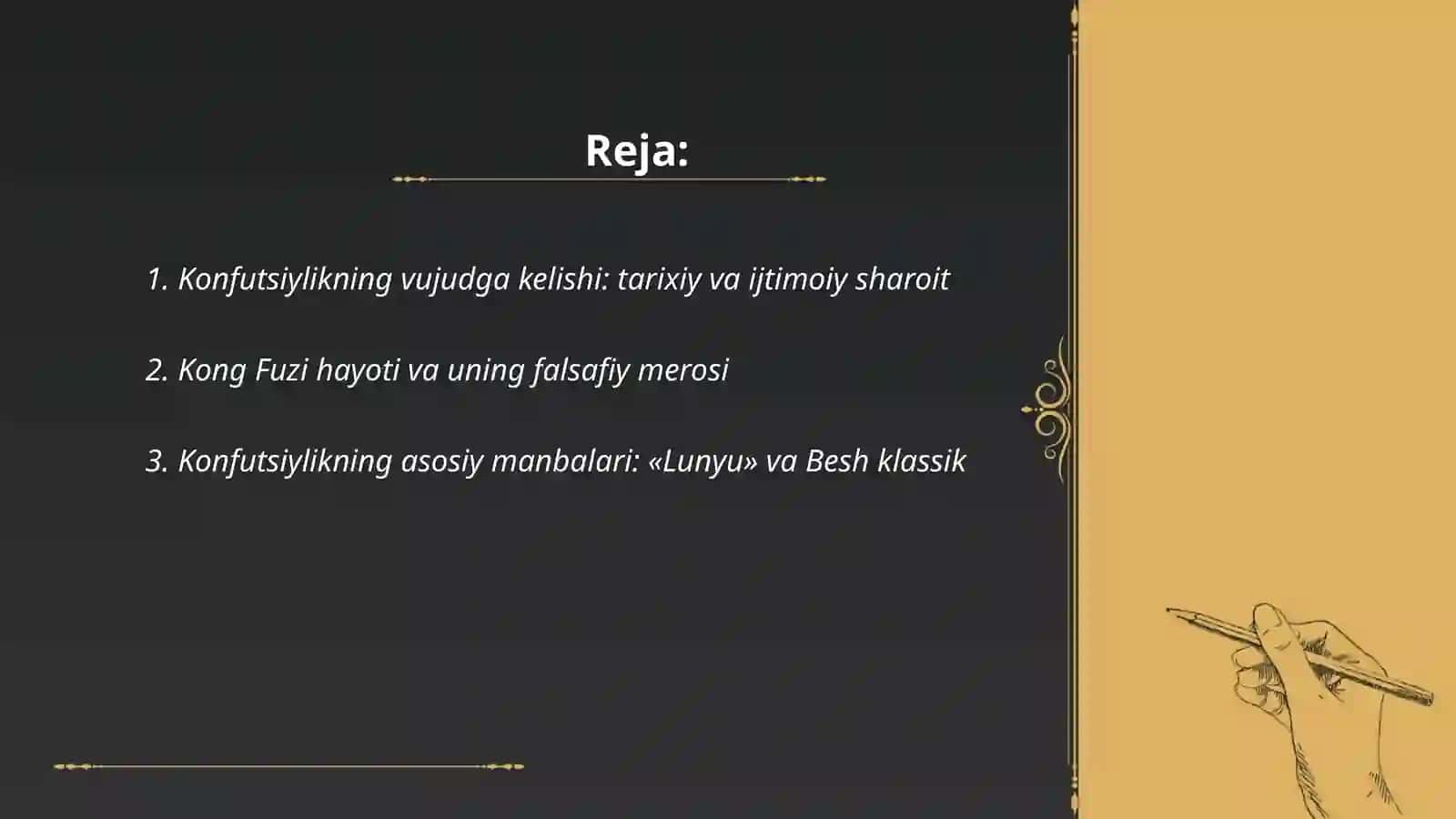 Konfutsiylikning vujudga kelishi va falsafiy talimoti 2