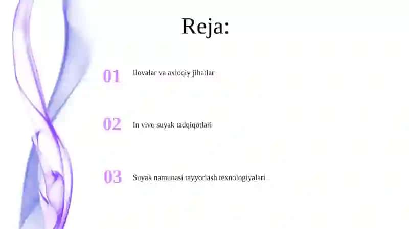 Skelet suyaklarini tirik hayvonda o'rganish va preparatlar tayyorlash 2
