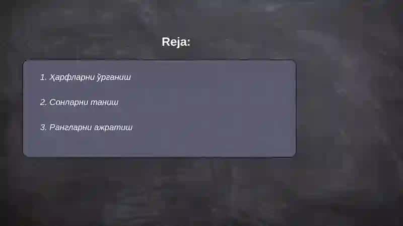 Maktabga tayyorgarlik 2