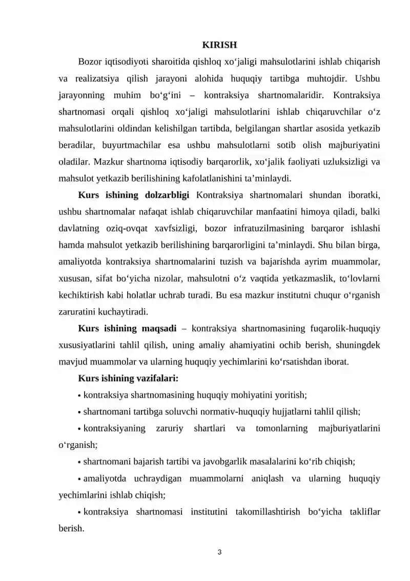 KONTRAKSIYA SHARTNOMASINING FUQAROLIK-XUQUQIY XUSUSIYATLARI 2