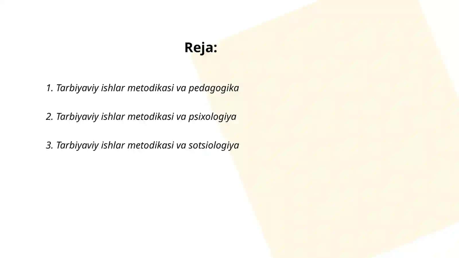 Tarbiyaviy ishlar metodikasi va pedagogikasi 2