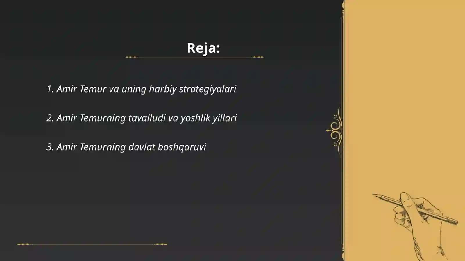 Amir Temur va uning harbiy strategiyalari 2