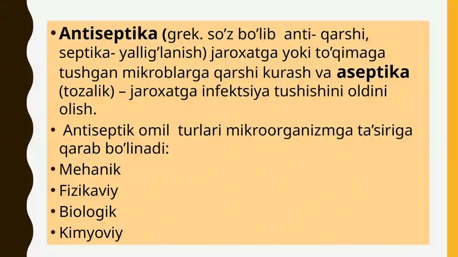 Antiseptik avositalar 2