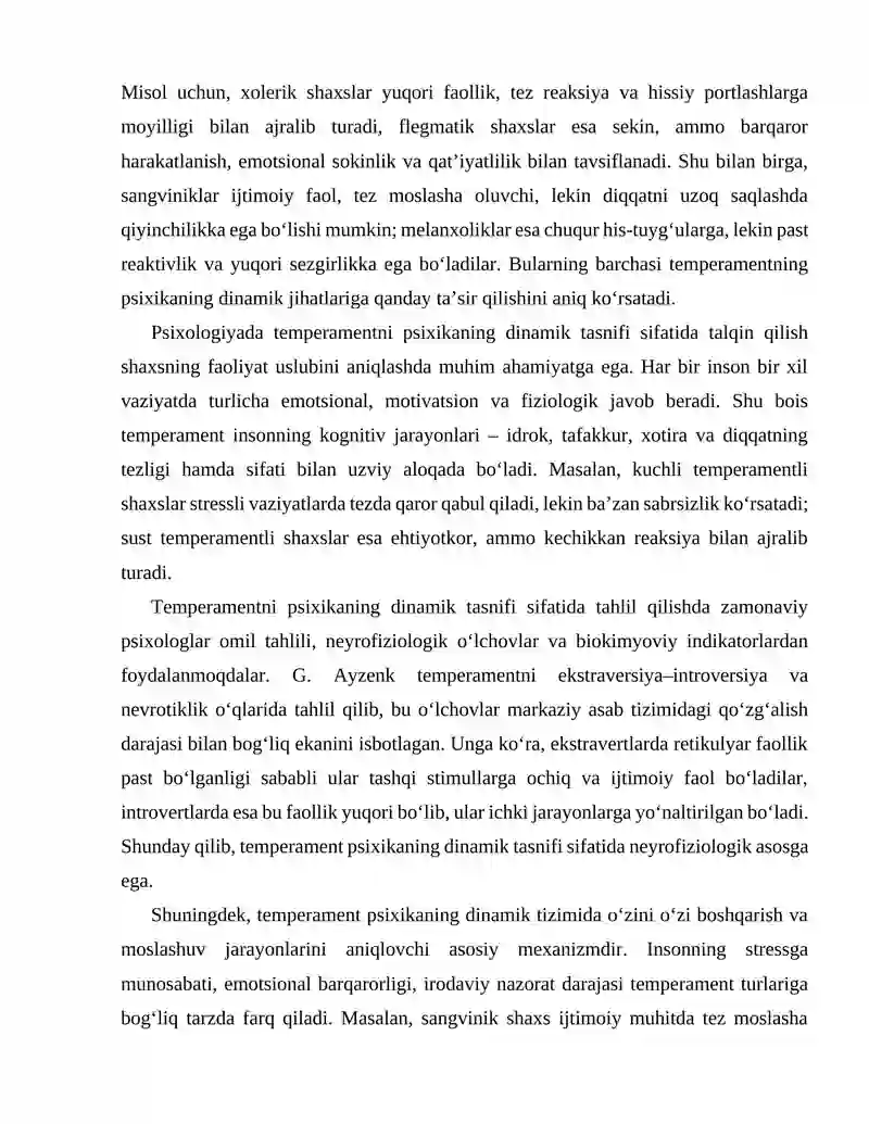 Temperament 2