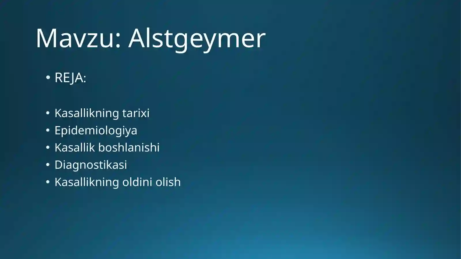 Alstgeymer kasalligi 2