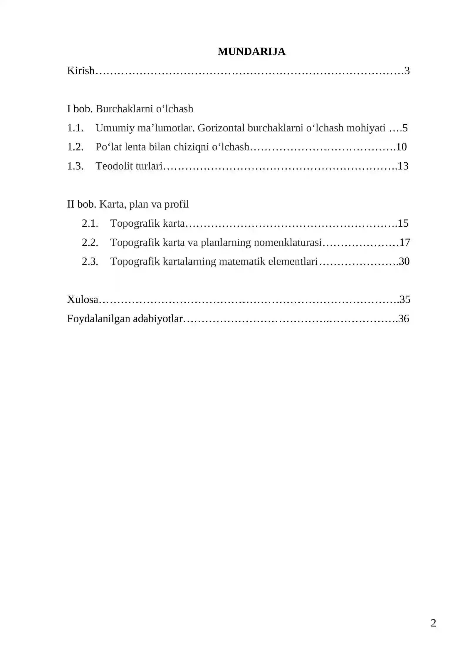 Topografik kartada iqtisodiy-ijtimoiy obyektlarning tasvirlanishi 2