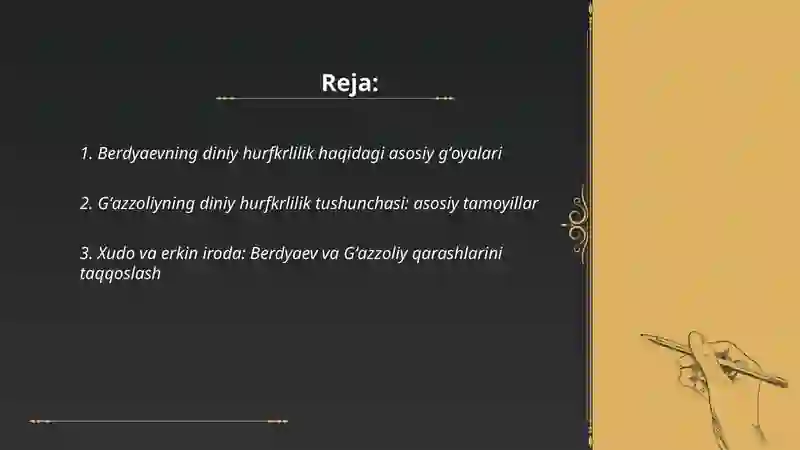 Din va hurfkrlilik 2