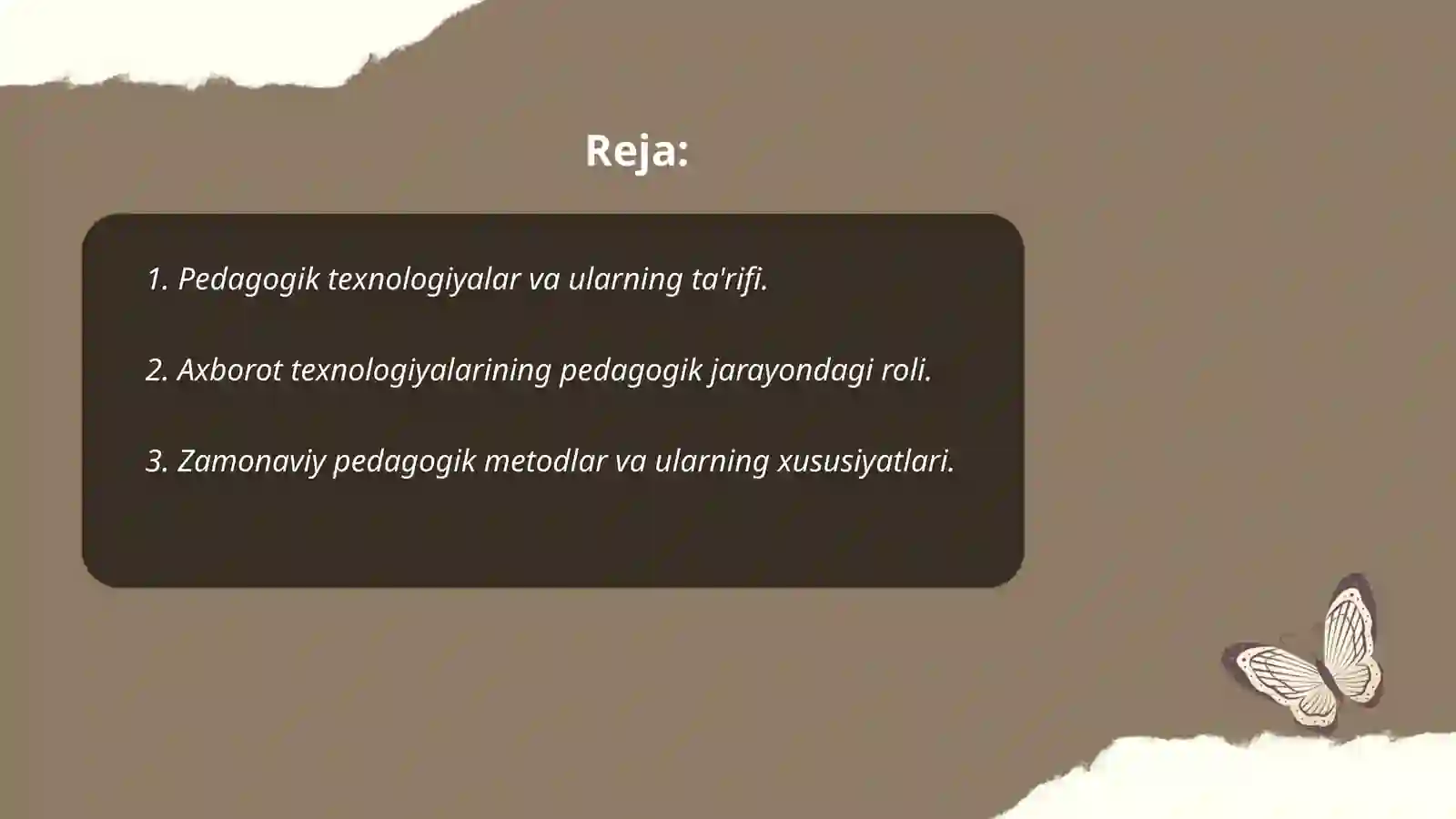Pedagogik fanlarni o‘qitishda pedagogik va axborot texnologiyalardan foydalanishning o‘ziga xosliklari 2