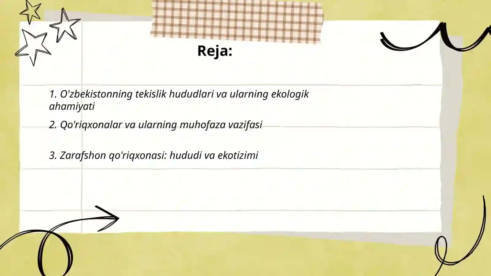 O'zbekiston tekislik qismi qo'riqxonalari va ularning ahamiyati 2
