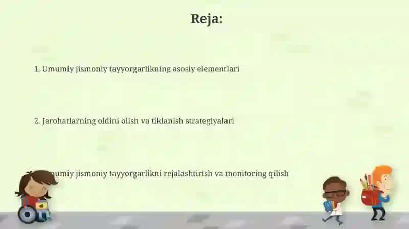 Umumiy jismoniy tayyorgarlik 2
