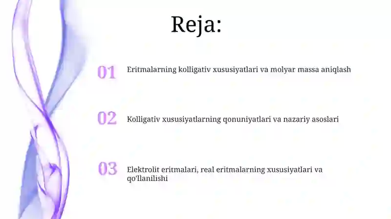 Eritmalarning kollegativ xossalari 2