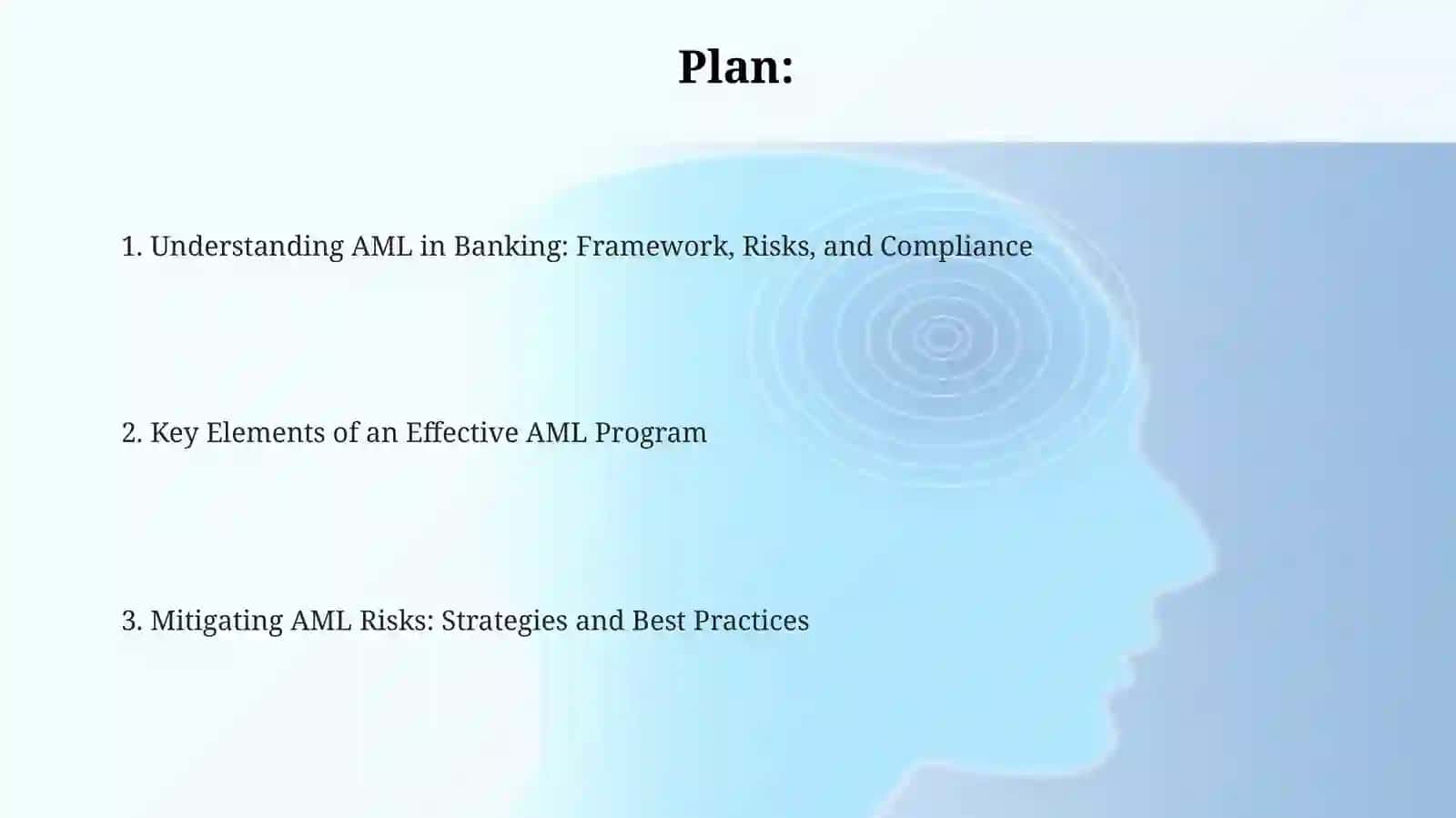 Anti- money laundering (AML) inbanks 2