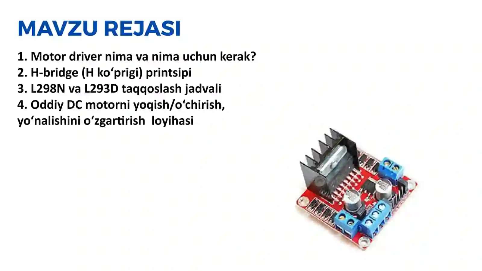 Motordrivervauningturlari 2