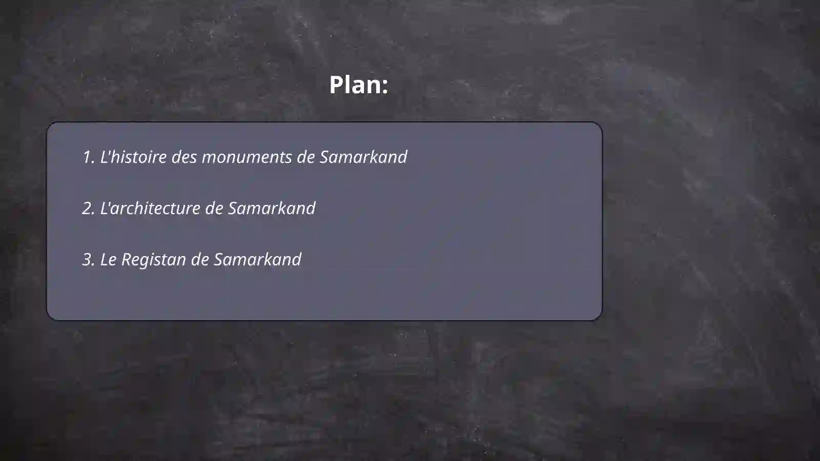 Les monuments historiques de Samarkand 2