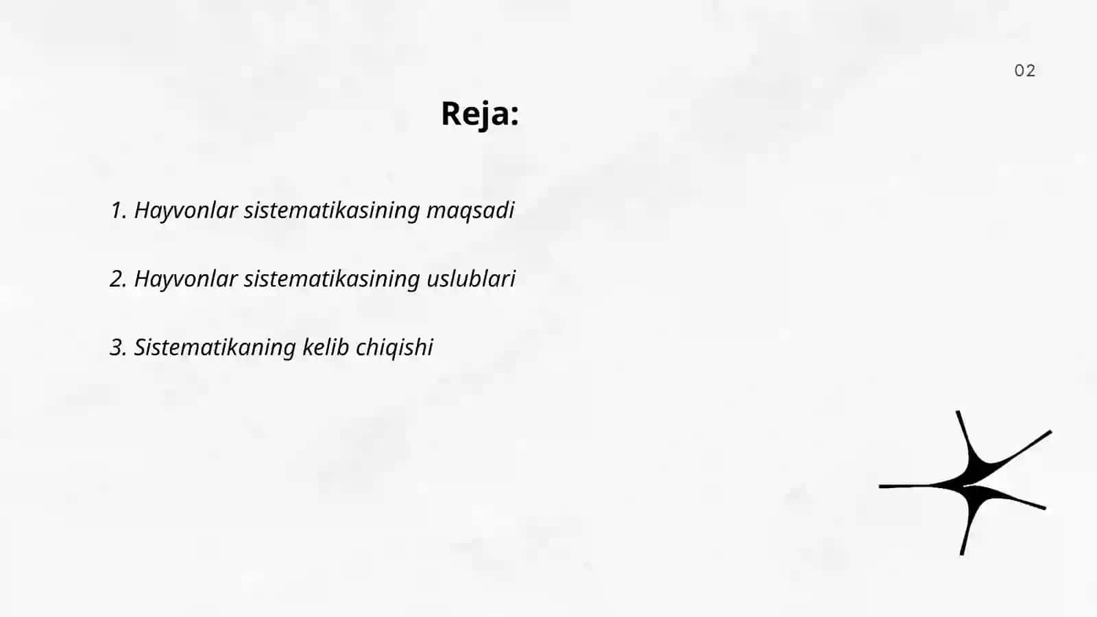 Hayvon sistematikasi maqsadi,uslubi tarixi oʻrni 2