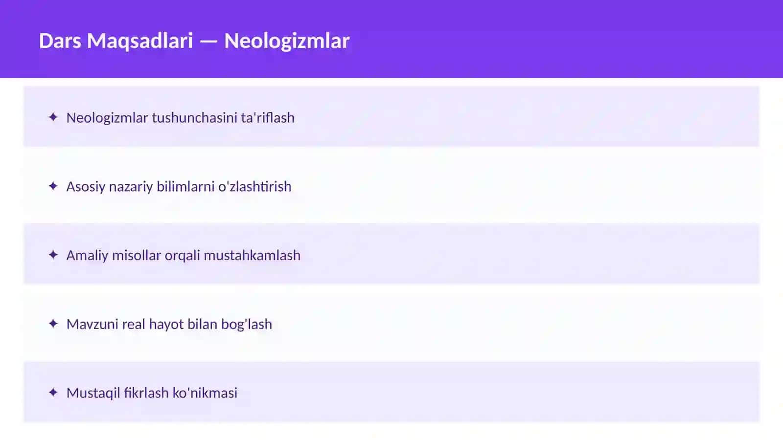 O'ZBEK TILI 2
