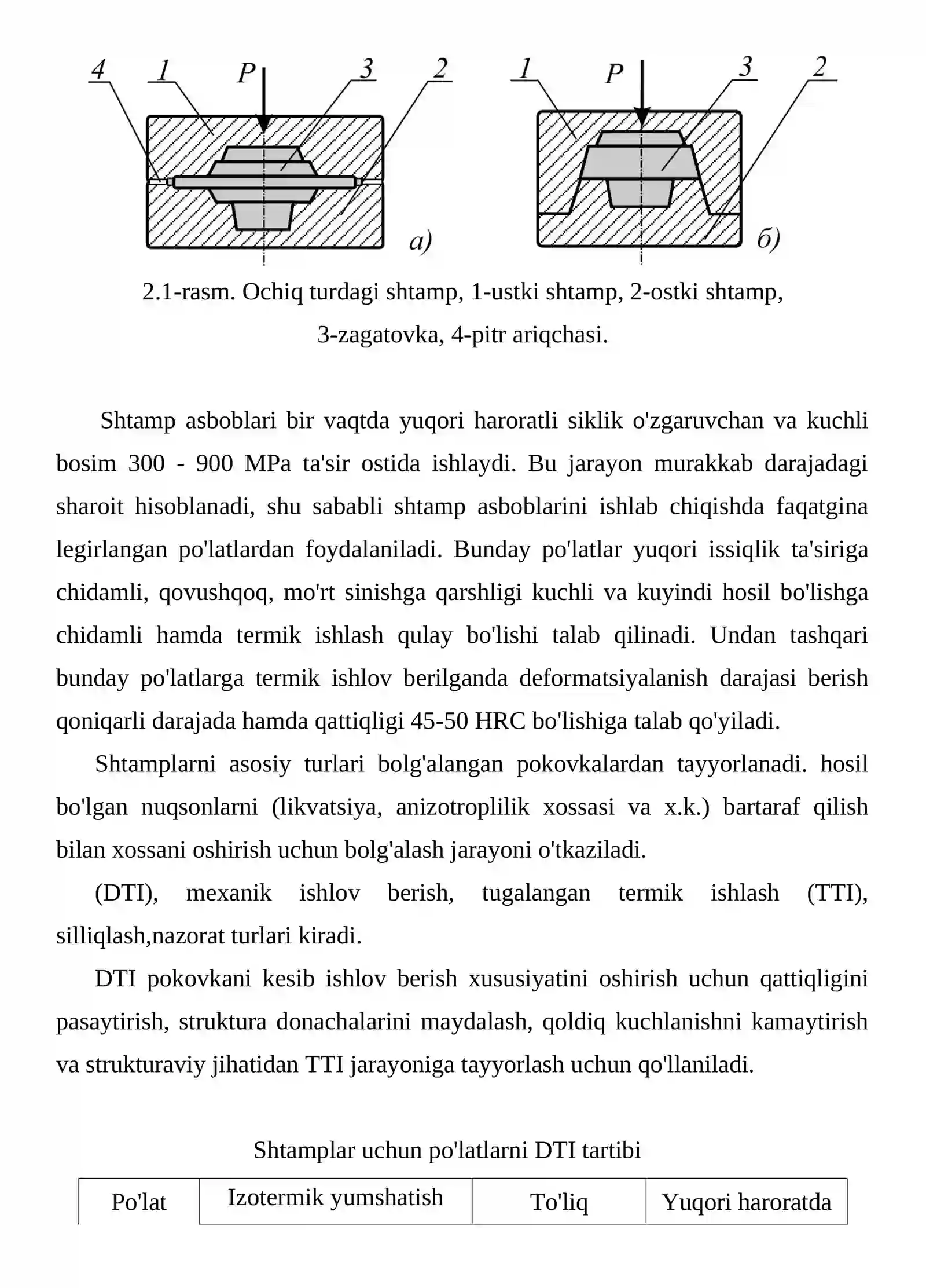 Shtamp va uning pressformalarini ishlab chiqarish 2