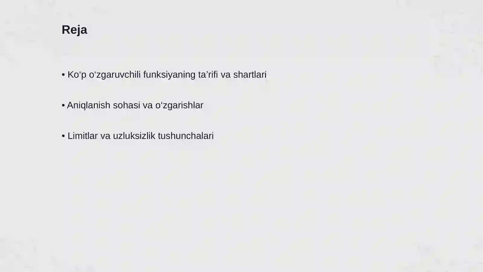 Amaliy matematika fanidan topshiriq 2
