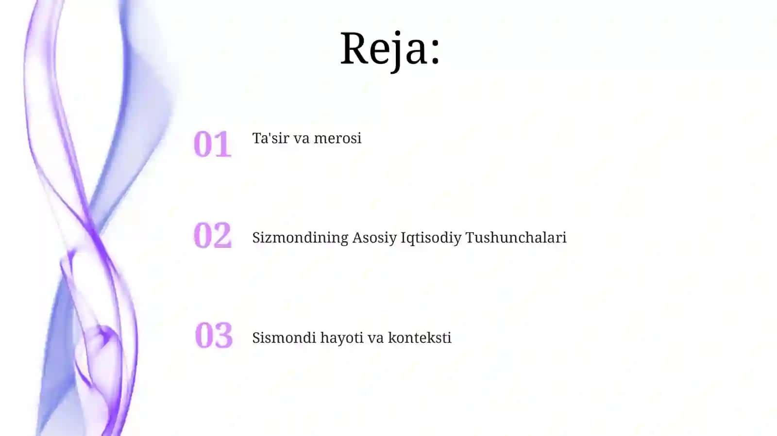 Sismondining iqtisodiy mavzudagi asarlari va ularning mazmuni 2