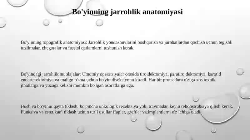 Bo'yin Qiyshiqligida Bajariladigan Operatsiyalar 2