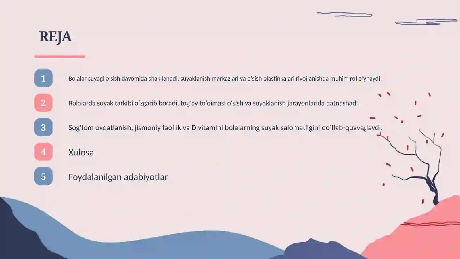 Bolalqrda suyak ning anatomik fiziologik rivojlanishi 2
