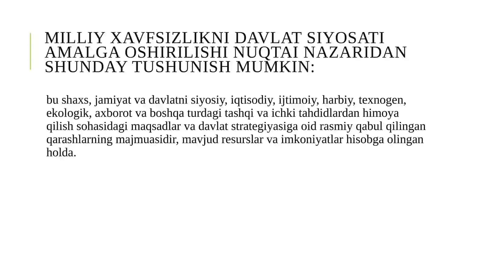 Mаmlаkаt iqtisodiy xаvfsizligi 2