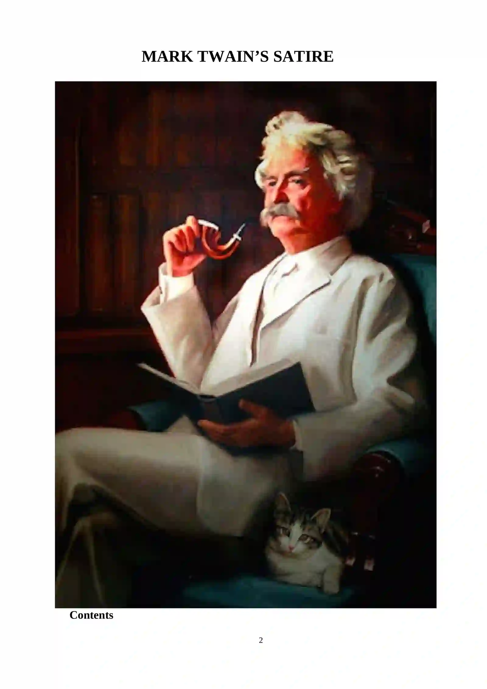 MARK TWAIN’S SATIRE 2