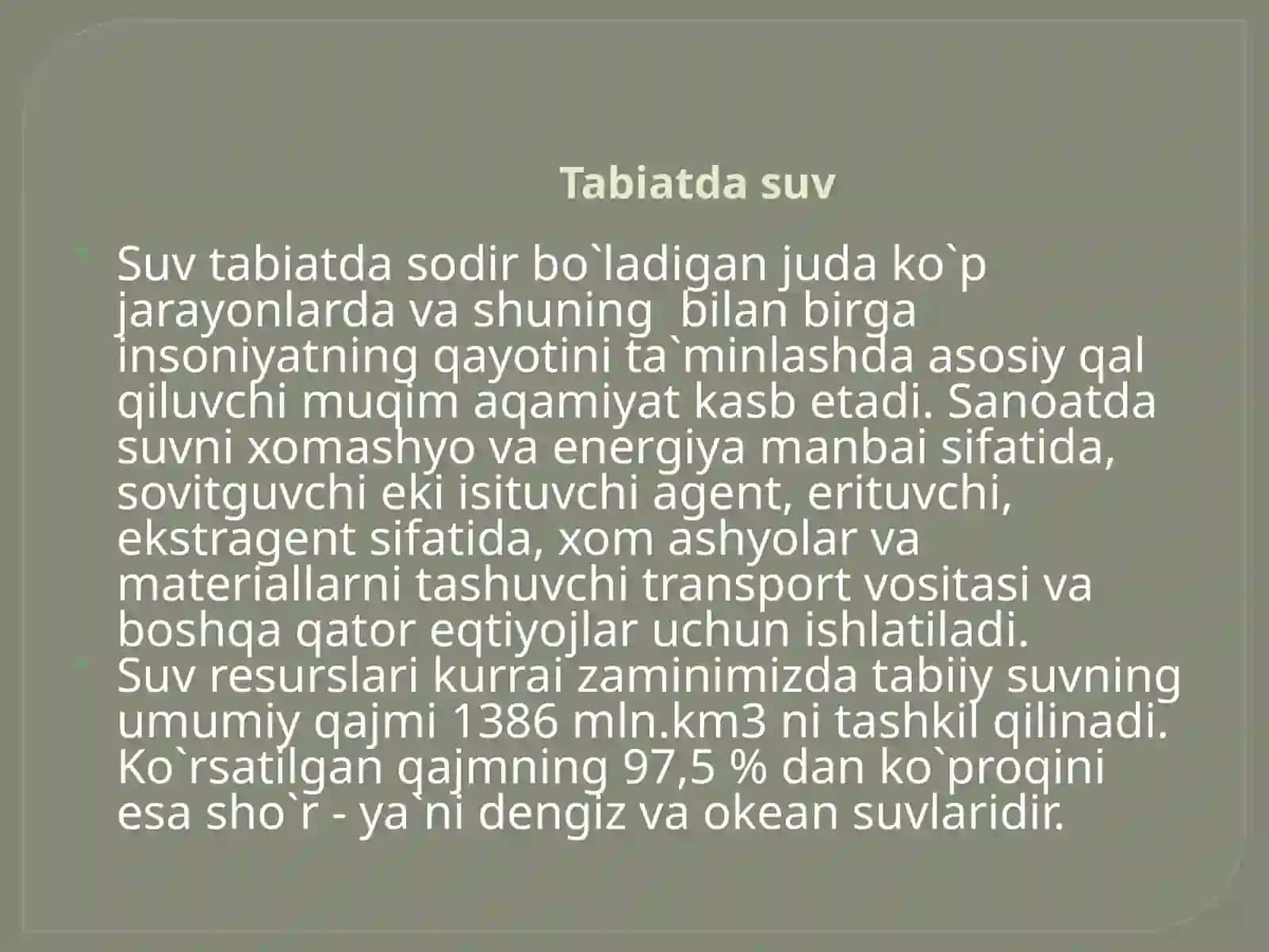 Oqovasuvlar va ularning inflanishi 2