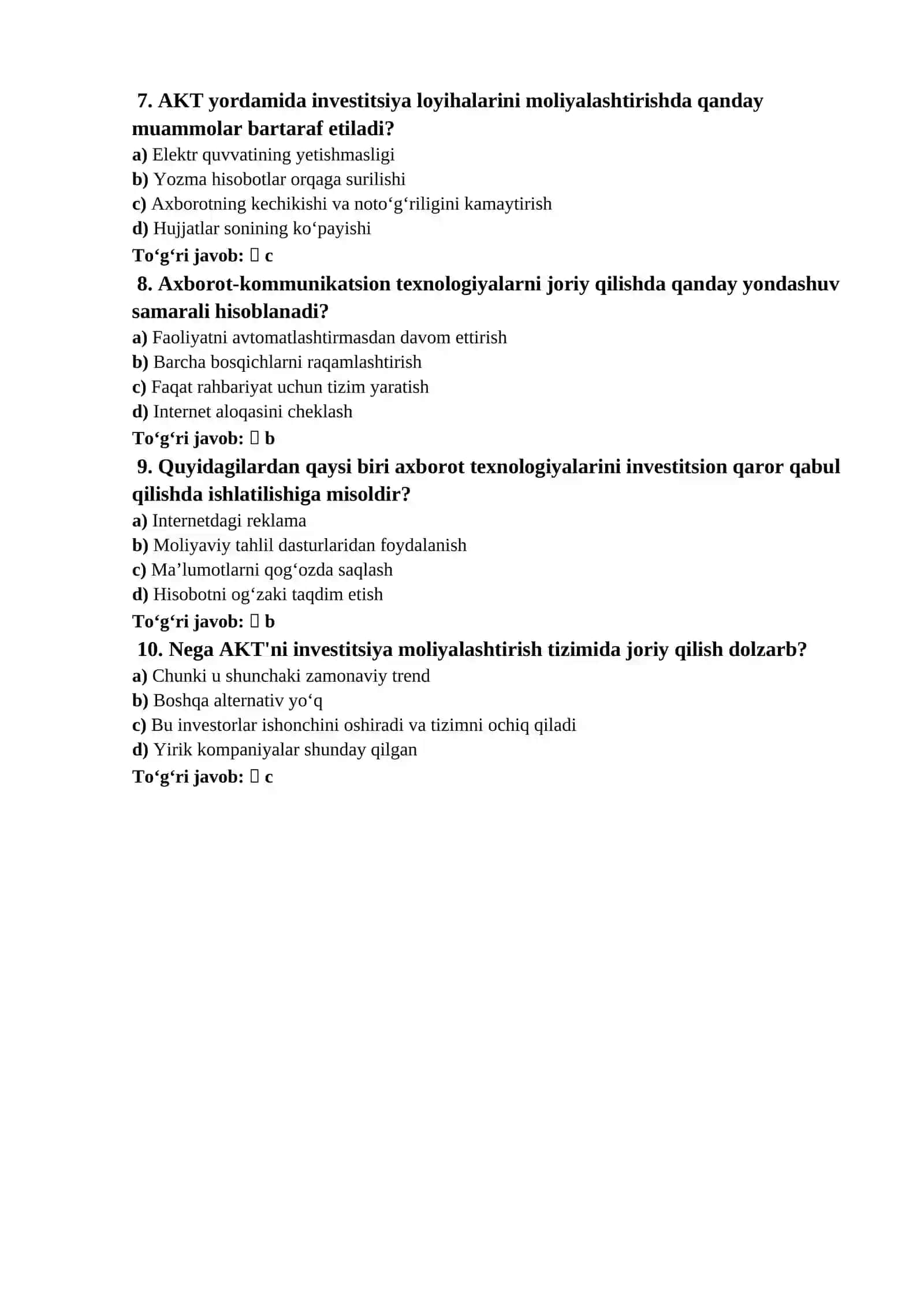 Axborot-kommunikatsion texnologiyalar 2