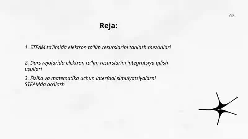 STEAM talim texnologiyasini tadbiq etishda elektron ta'lim resurslaridan foydalanish 2