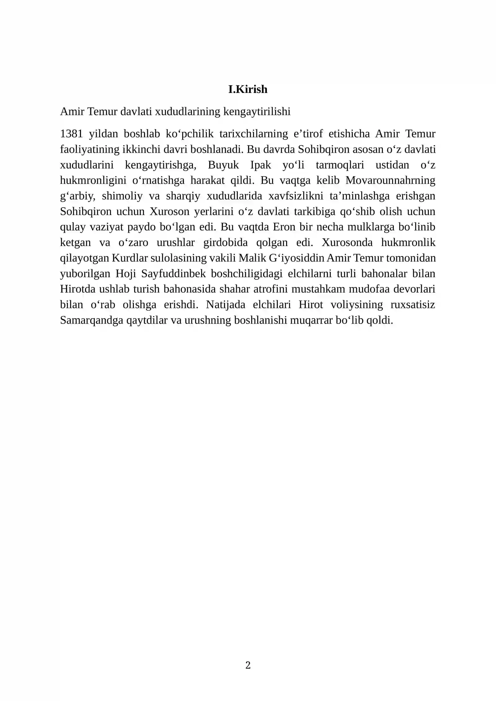 AMIR TEMURNING 3 YILLIK URUSHI 2