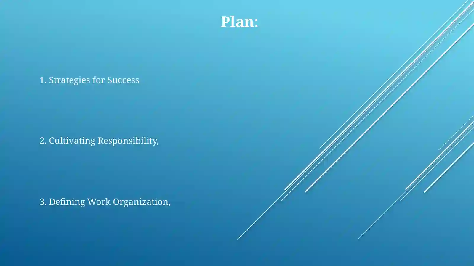 Work Organization And Responsibility 2
