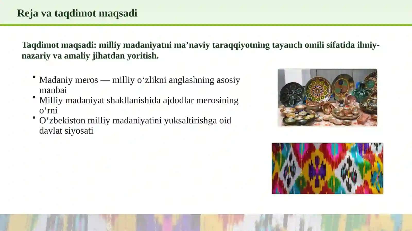 Milliy madaniyat 2