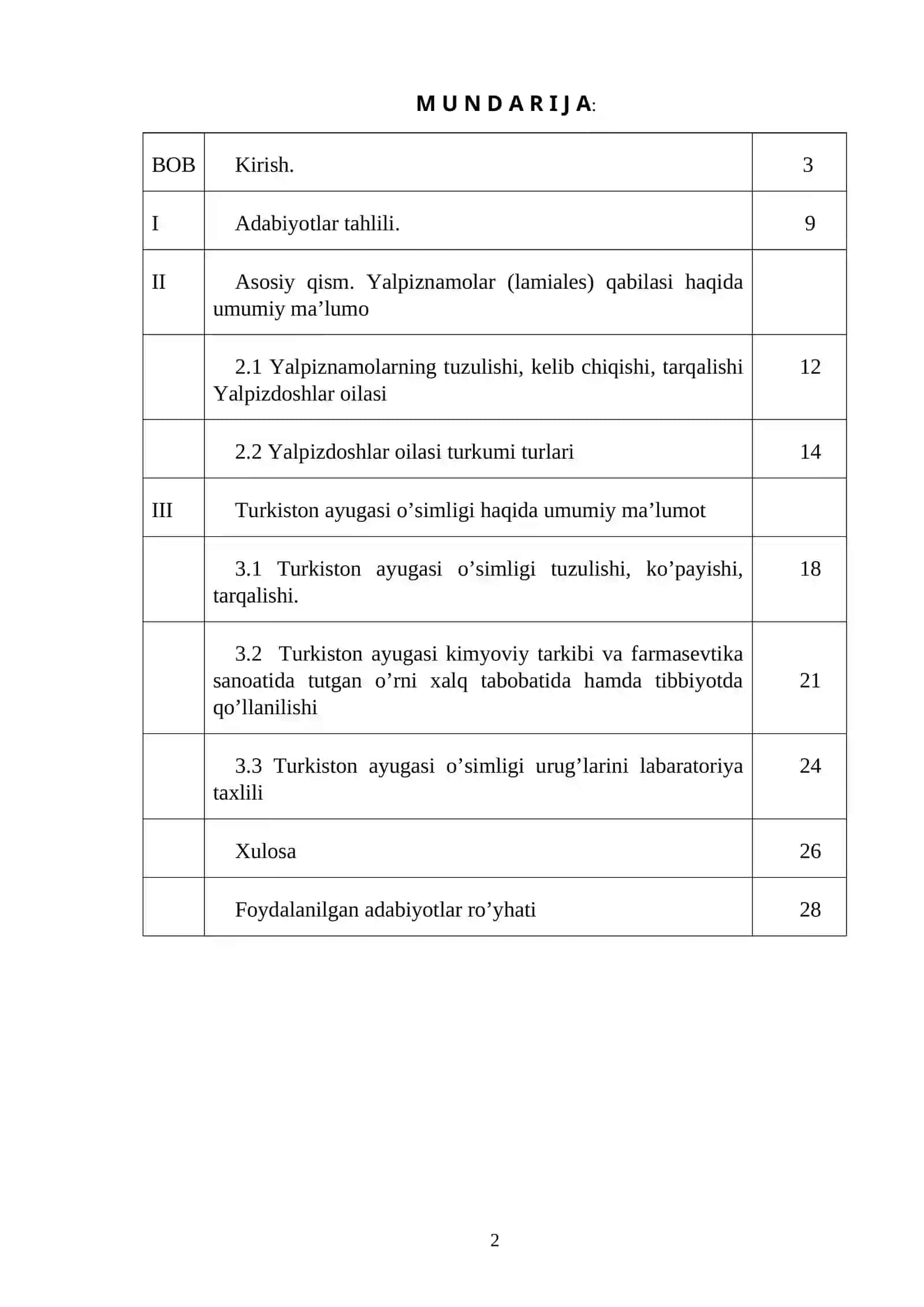 Turkiston ayugasi (Живучка туркестанкая) Ajuga turkestanica (regel) briq. o’simligi urug’larini labaratoriya taxlili 2