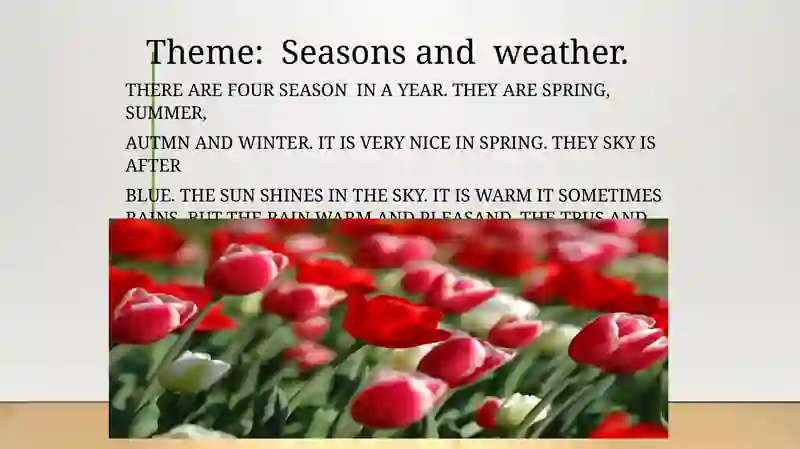 Seasons and Weather 2